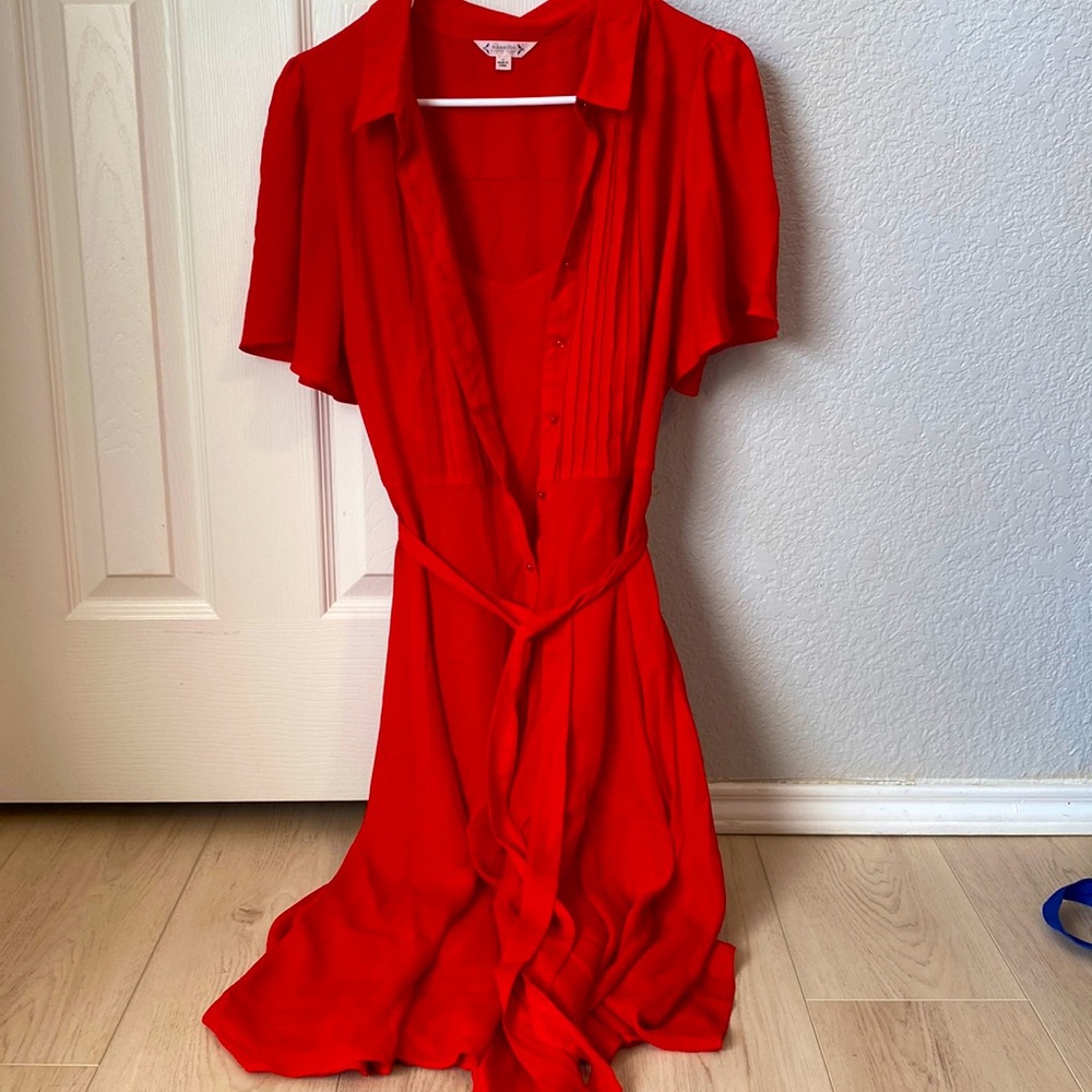 Red dress